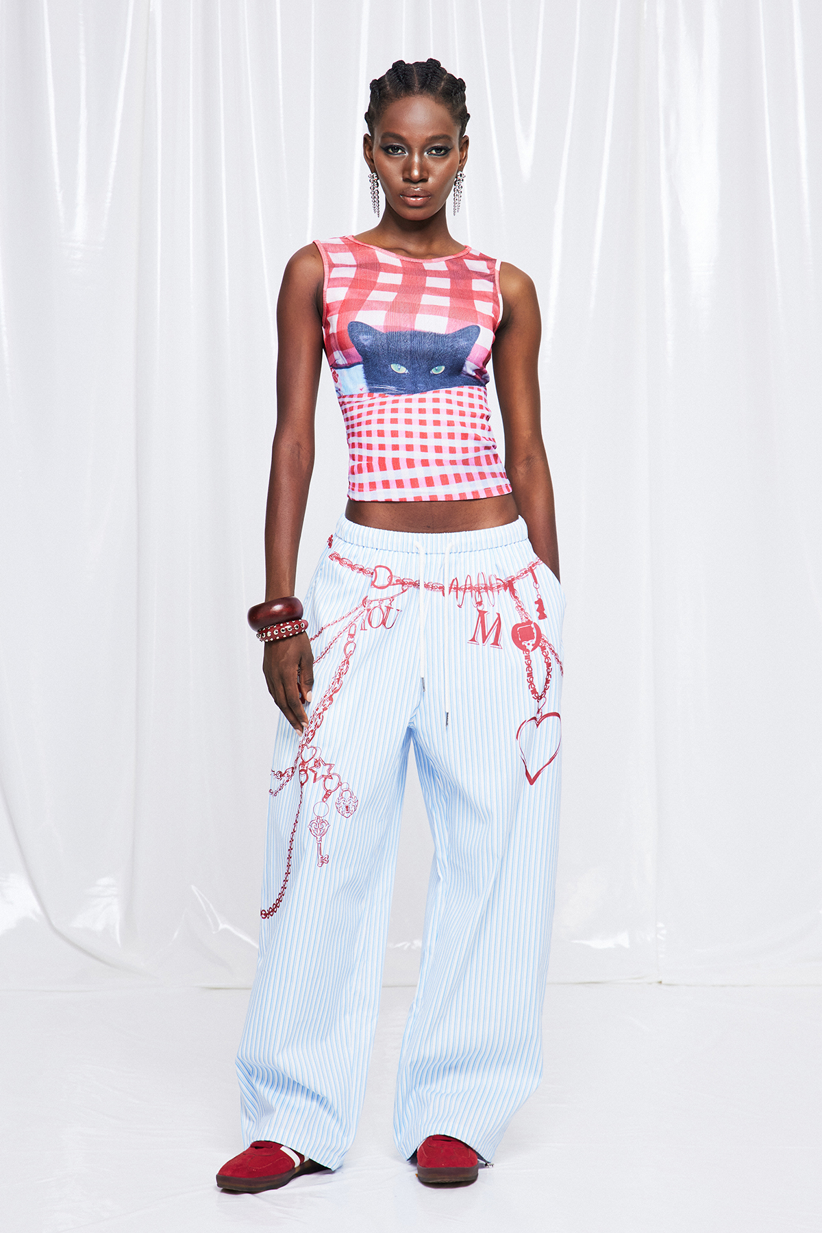 Freida Grid Tank Top