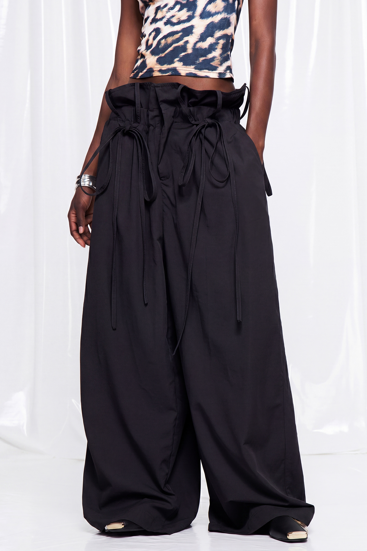 Freja Ruch Wide Leg Pants In Black
