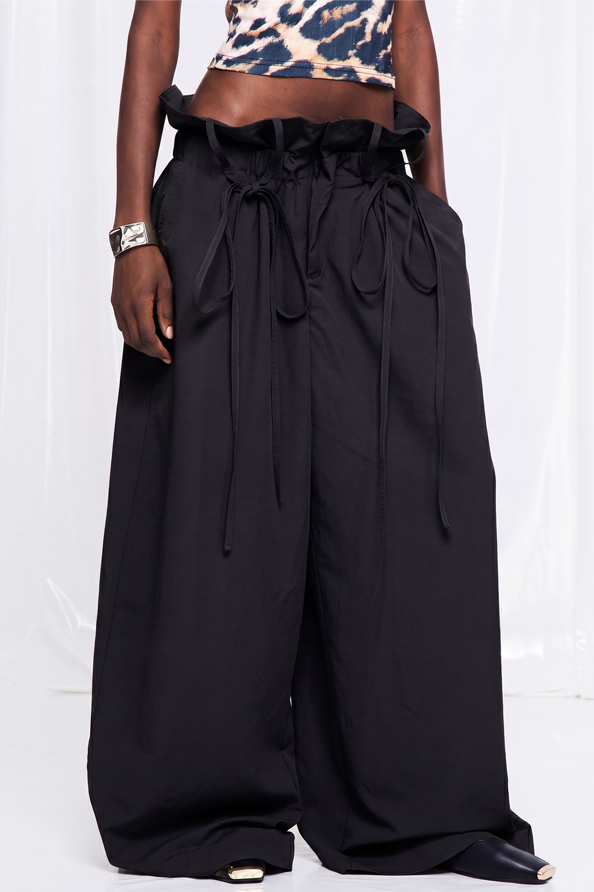 Freja Ruch Wide Leg Pants In Black