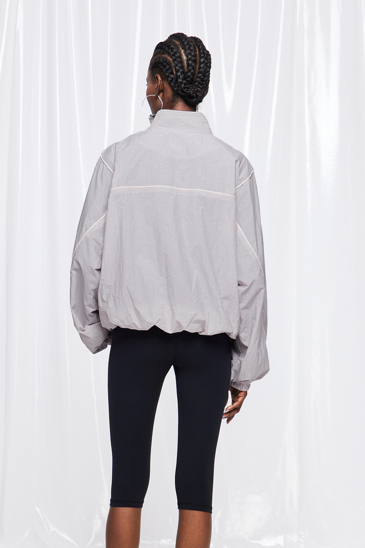 Freyja Harrington Jacket In Pink