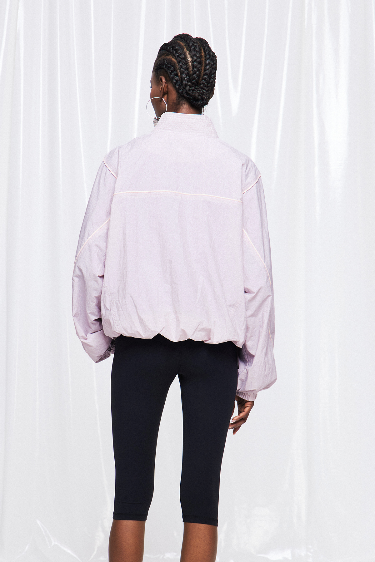 Freyja Harrington Jacket In Pink