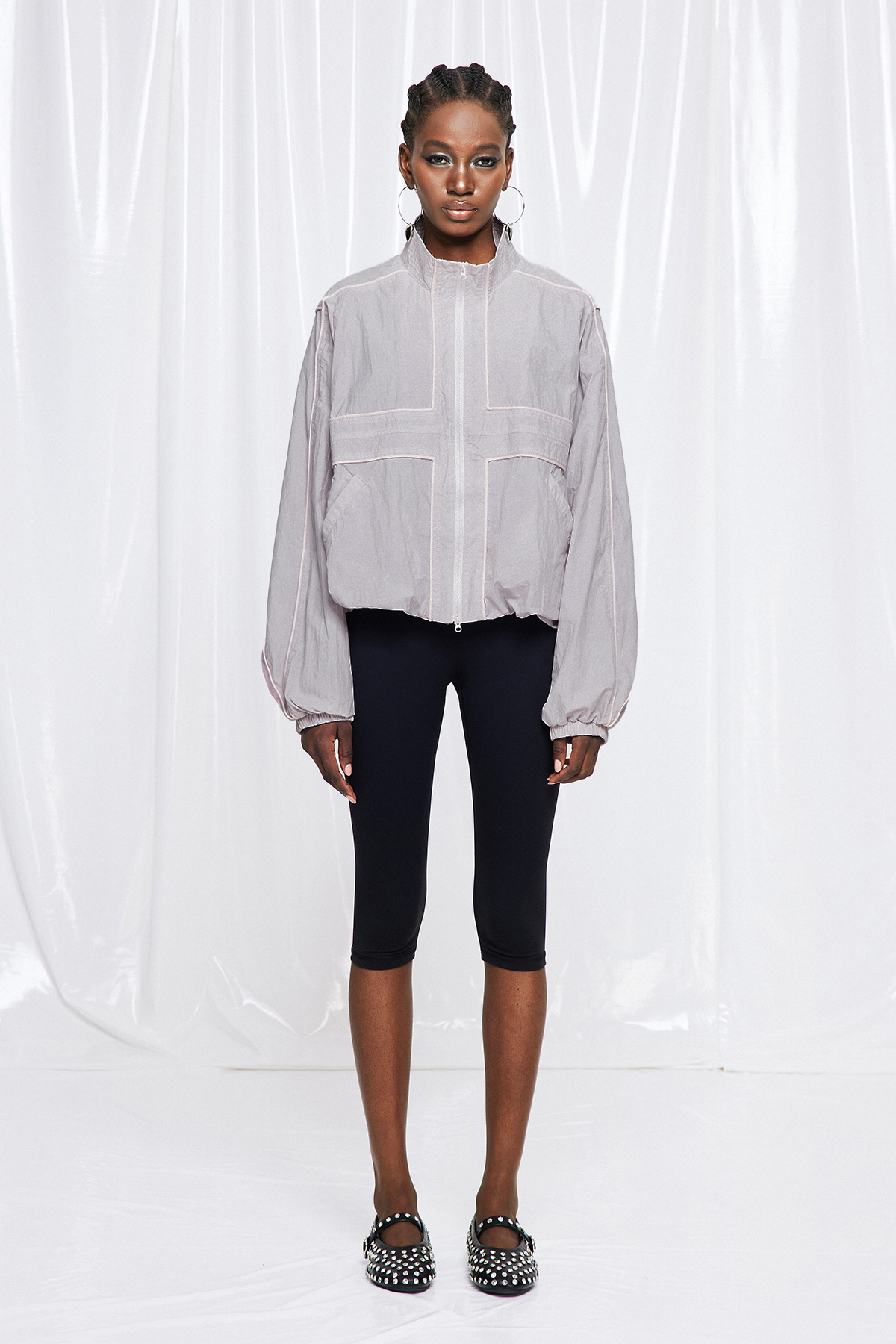 Freyja Harrington Jacket In Pink