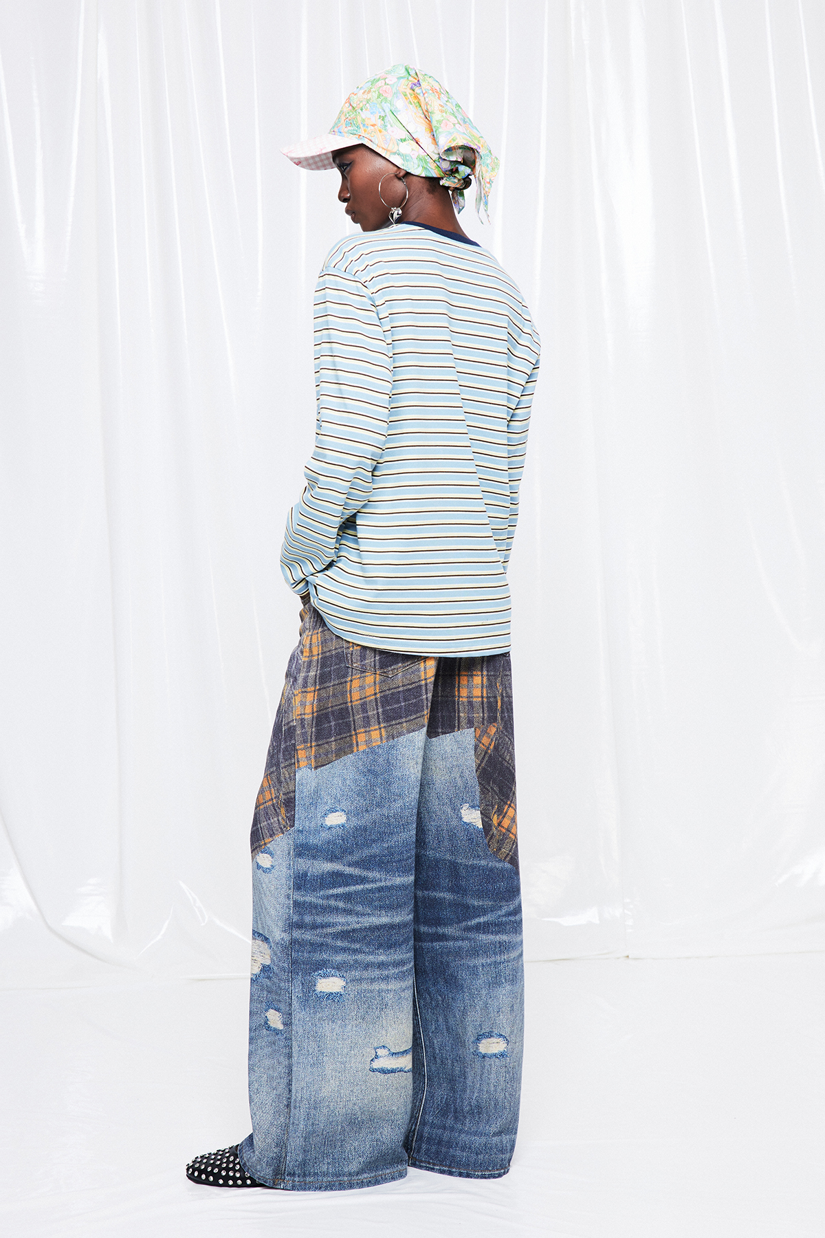 Friday Stripe Print Top