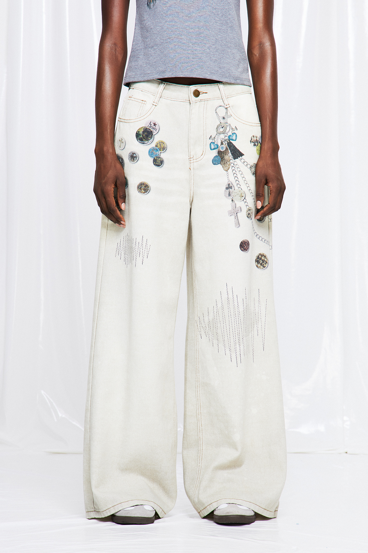 Fridwald Print Jeans