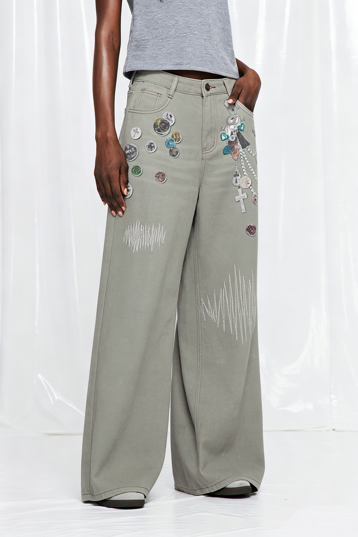 Fridwald Print Jeans