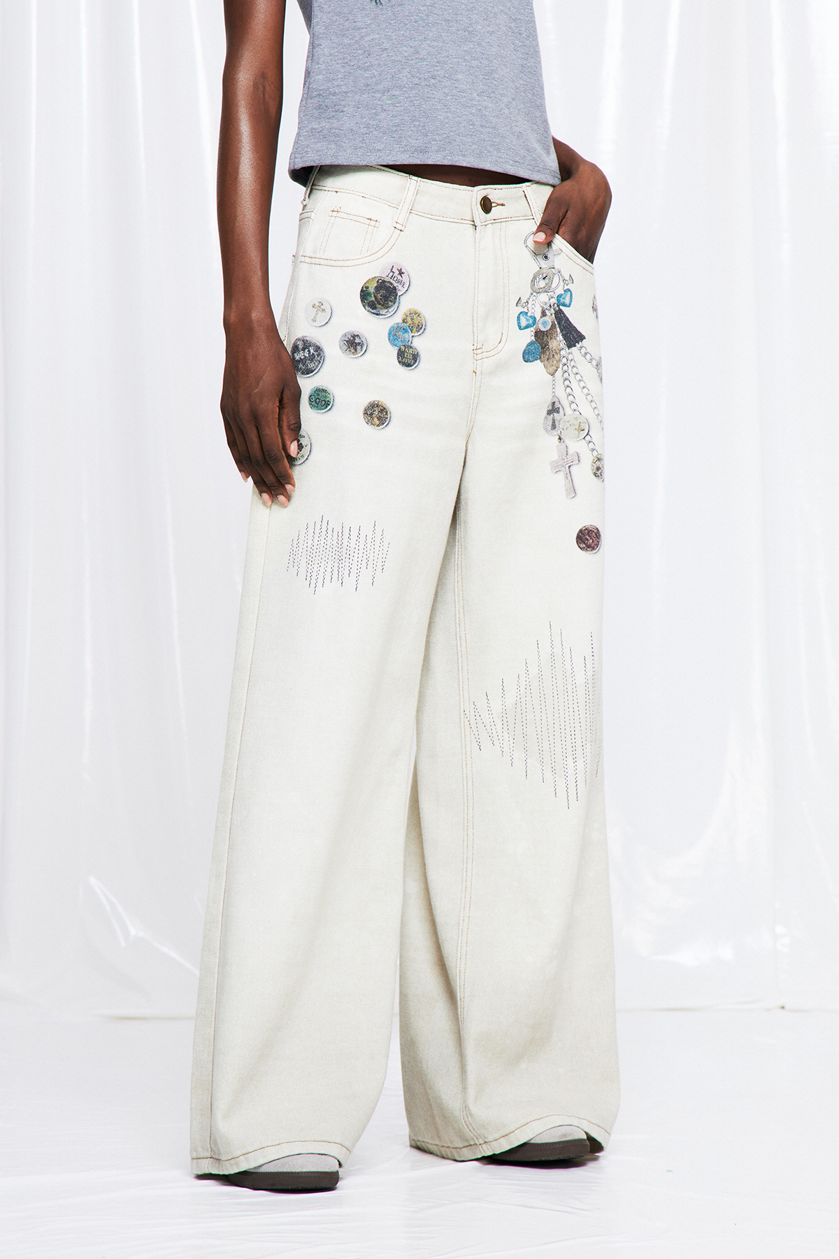 Fridwald Print Jeans