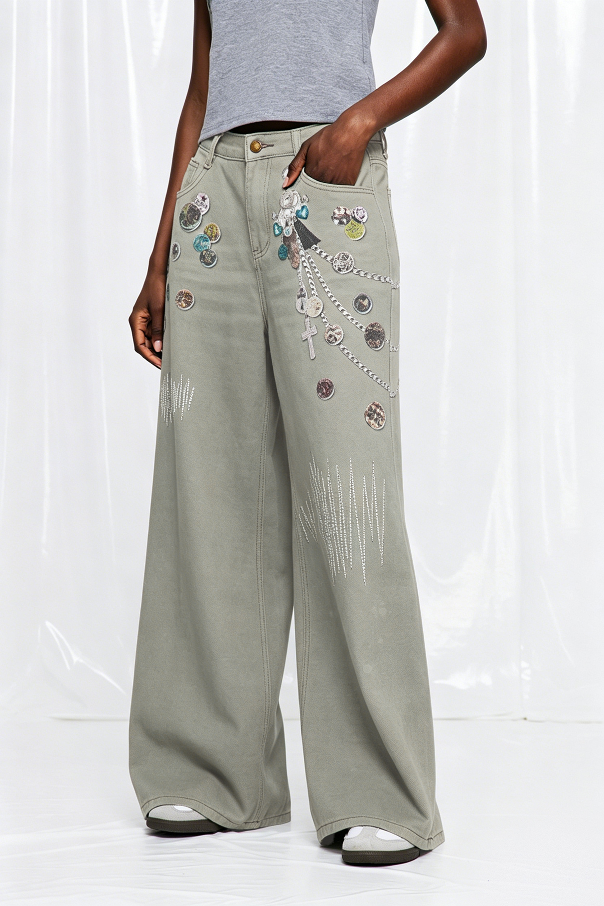 Fridwald Print Jeans