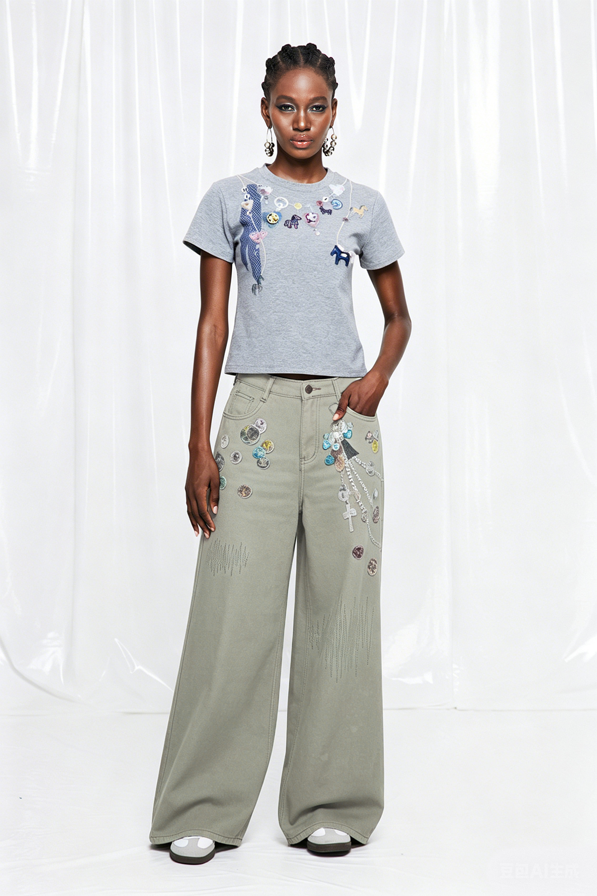Fridwald Print Jeans