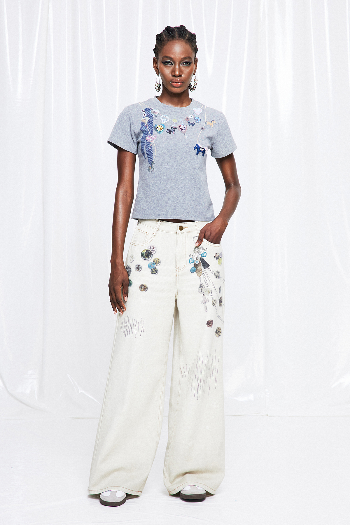 Fridwald Print Jeans