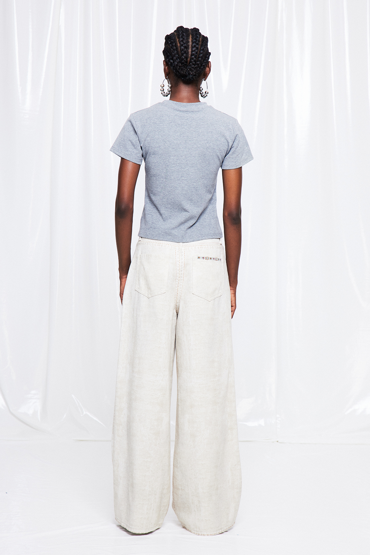 Friedemann Lace Print Jeans