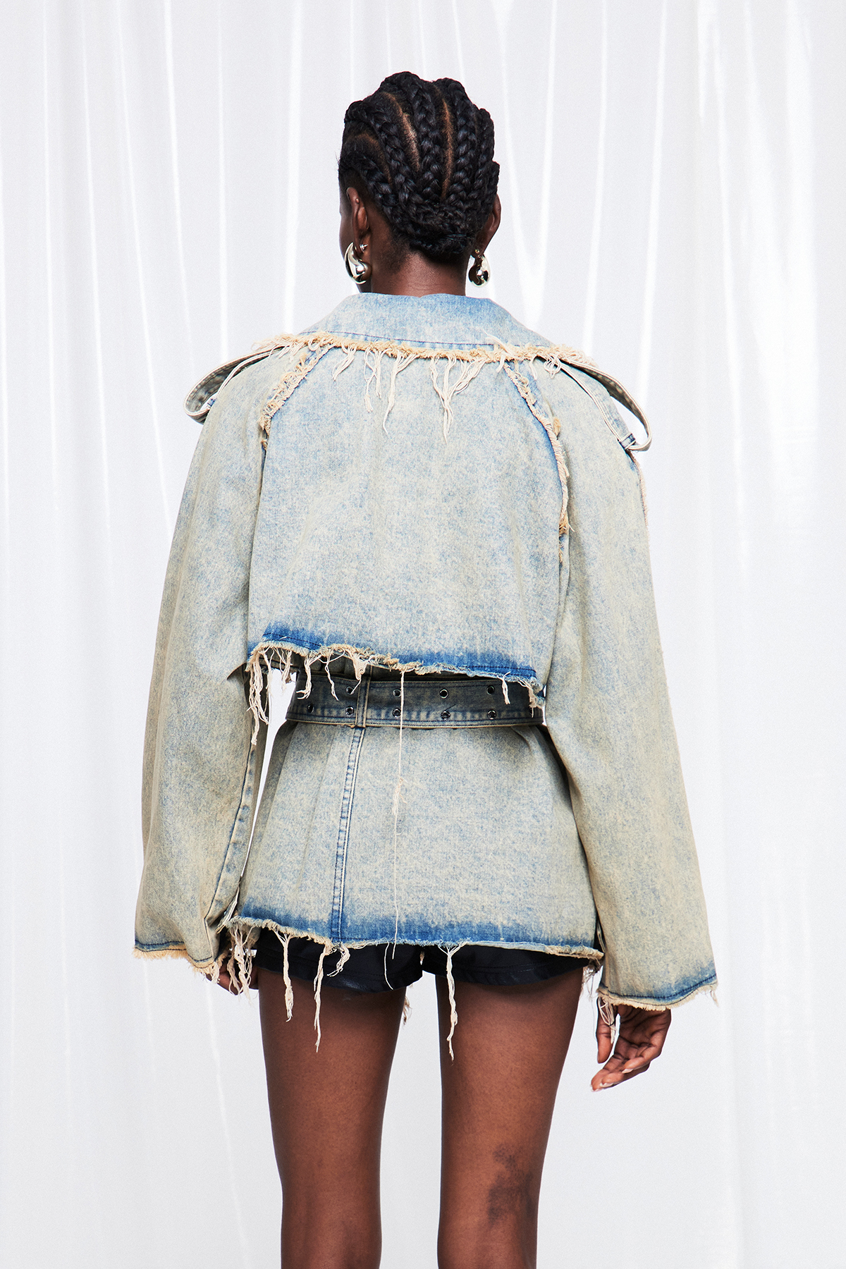 Friederike Fringe Denim Jacket