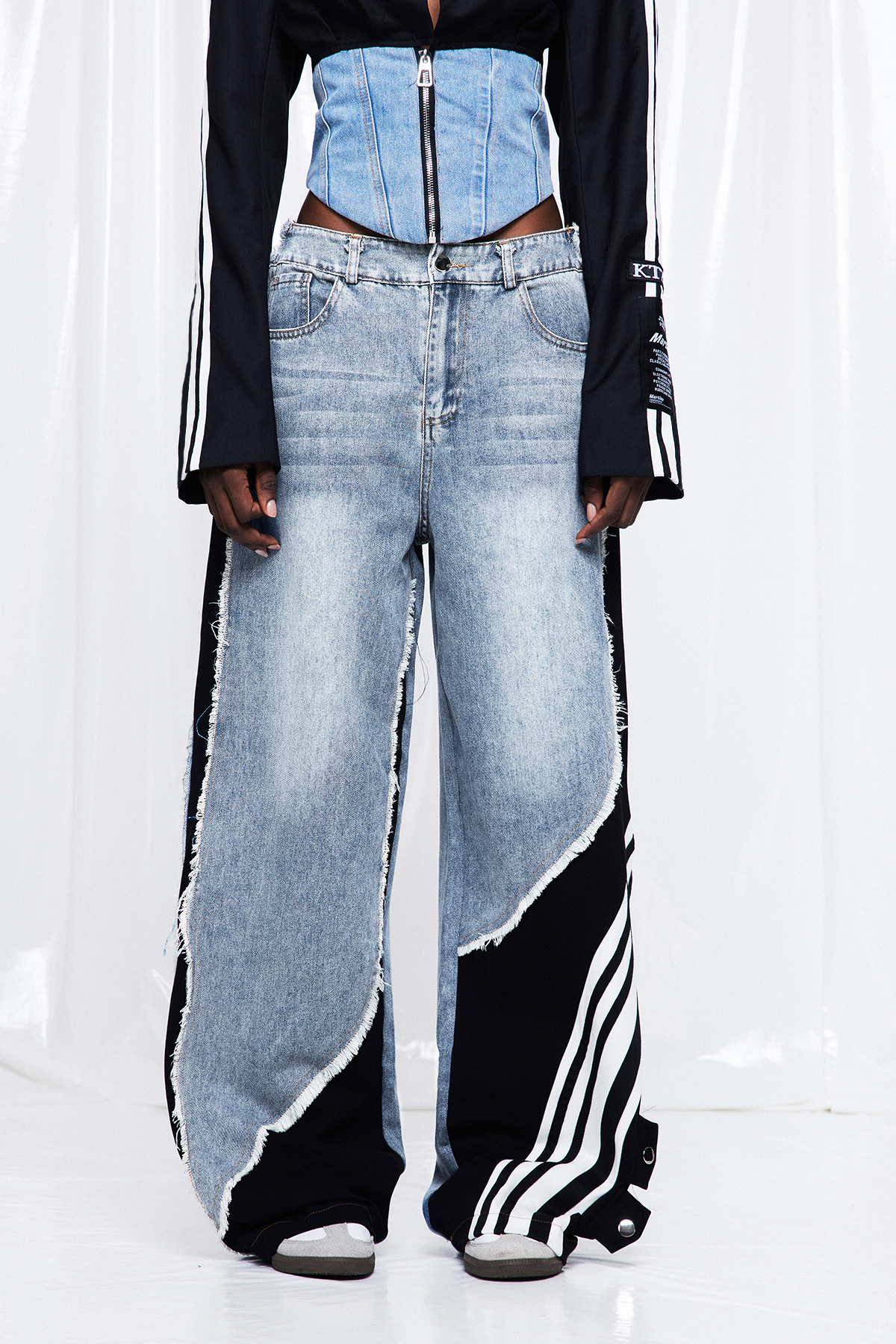 Frigg Deconstruct Fringe Jeans