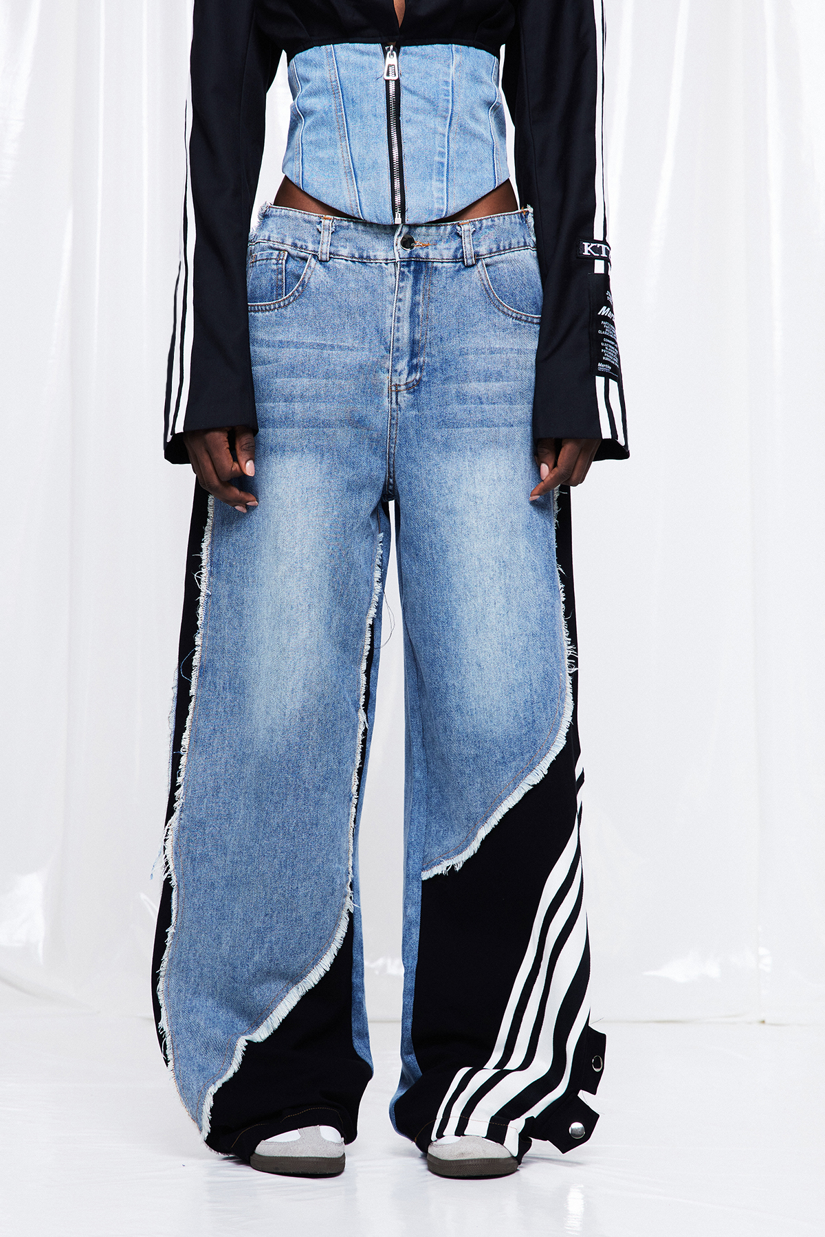 Frigg Deconstruct Fringe Jeans