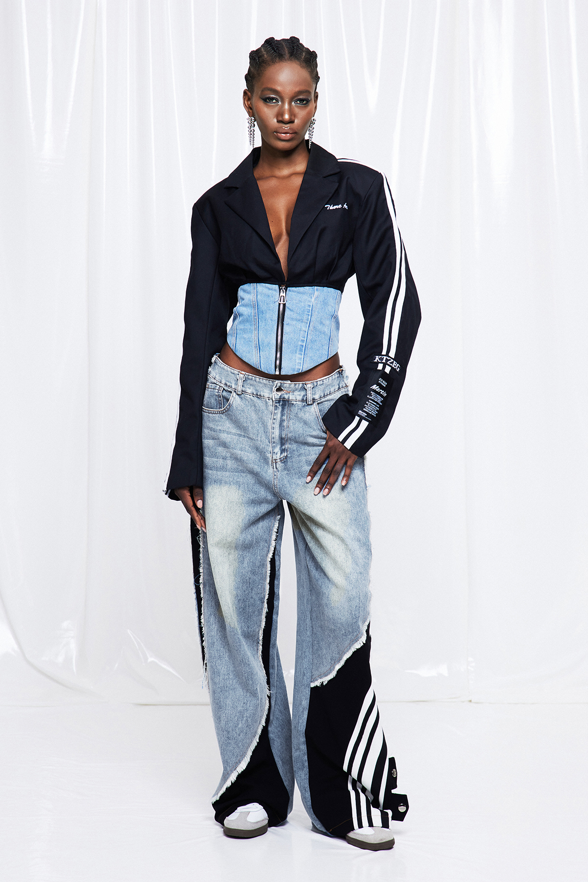 Frigg Deconstruct Fringe Jeans