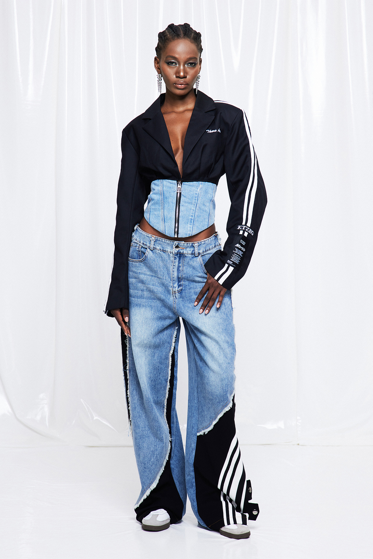 Frigg Deconstruct Fringe Jeans