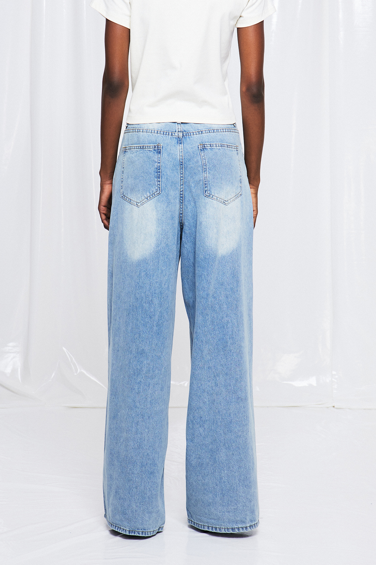 Fritjof Lace Up Straight Jeans