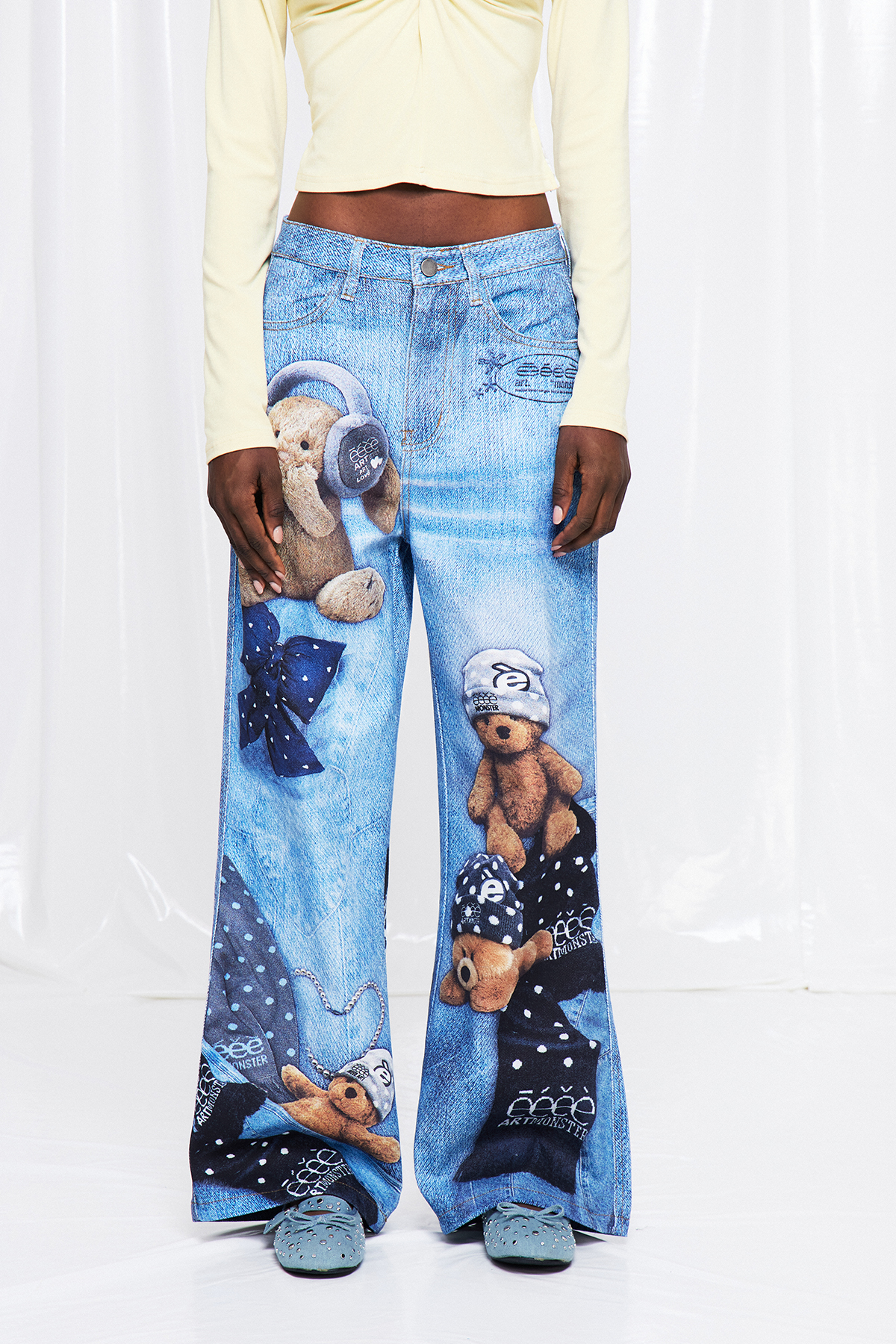 Fritz Dot Print Jeans