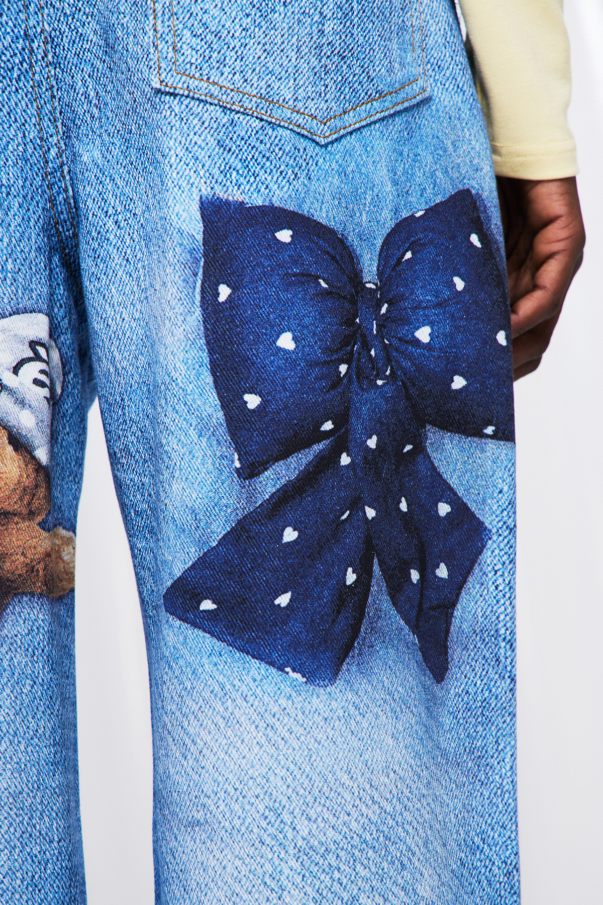 Fritz Dot Print Jeans