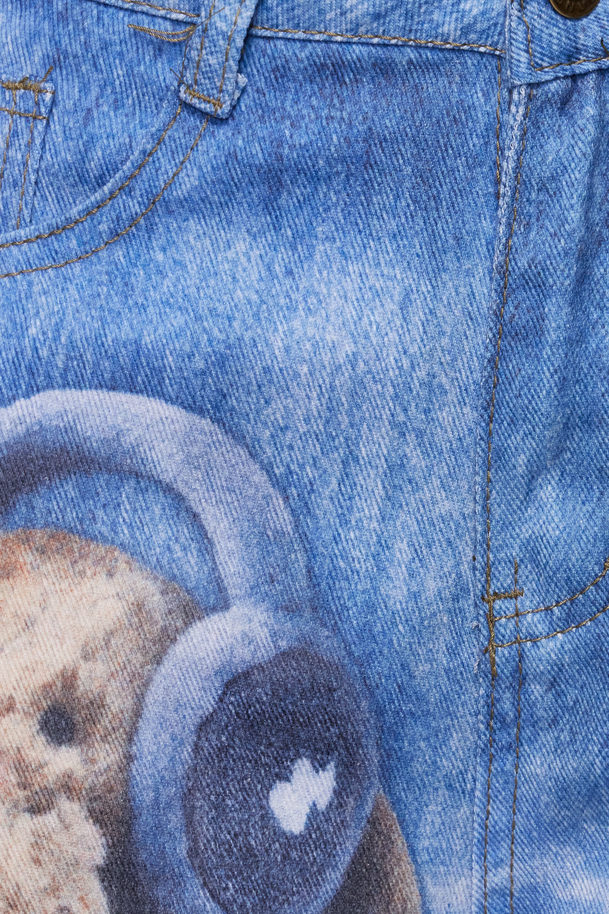 Fritz Print Barrel Jeans