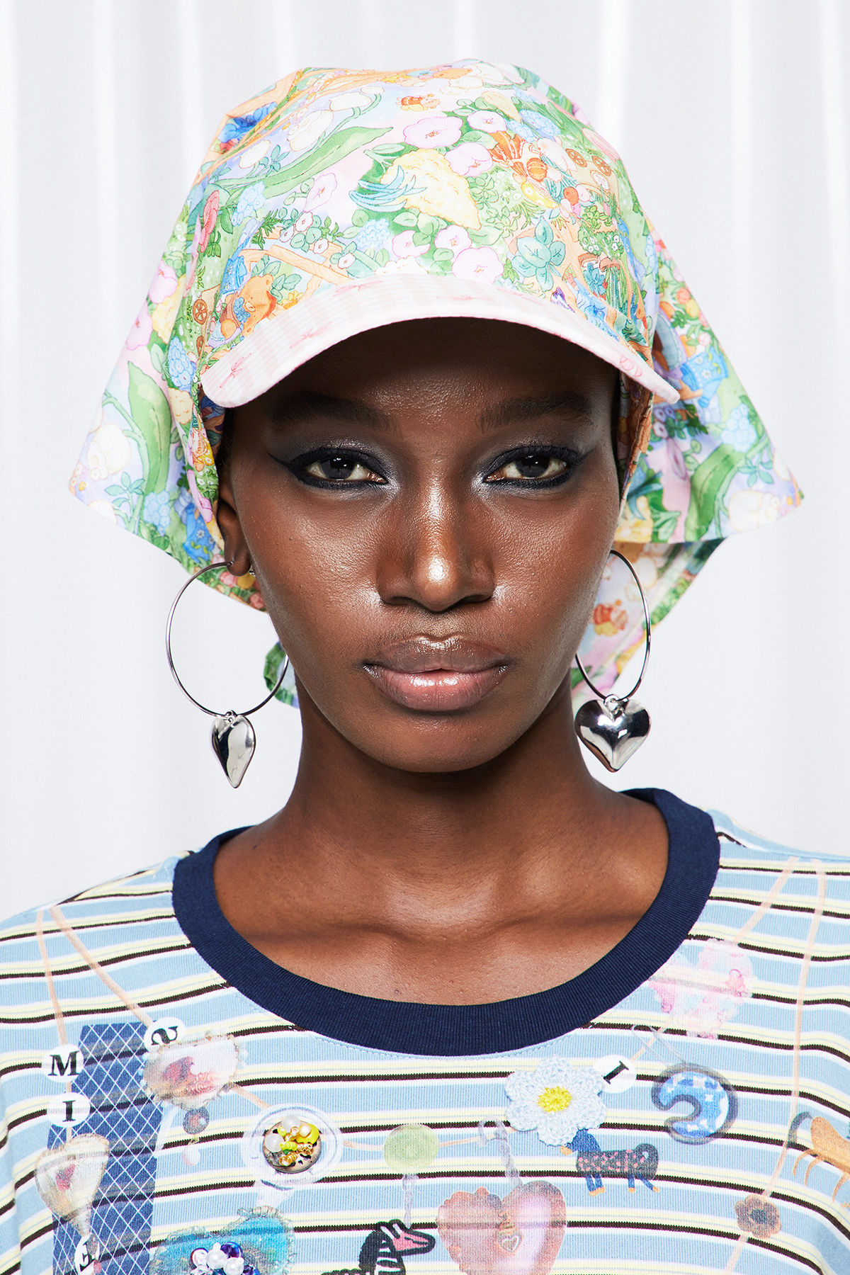 Frutos Grid Print Hat