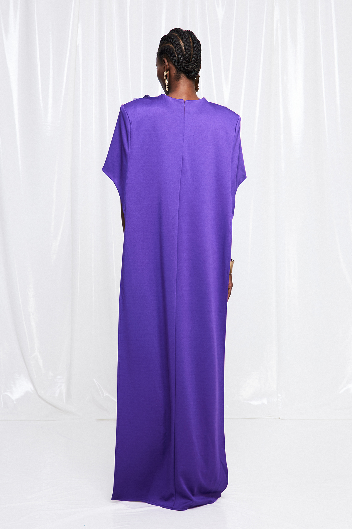 Fulcher Flower Shawl Maxi Dress