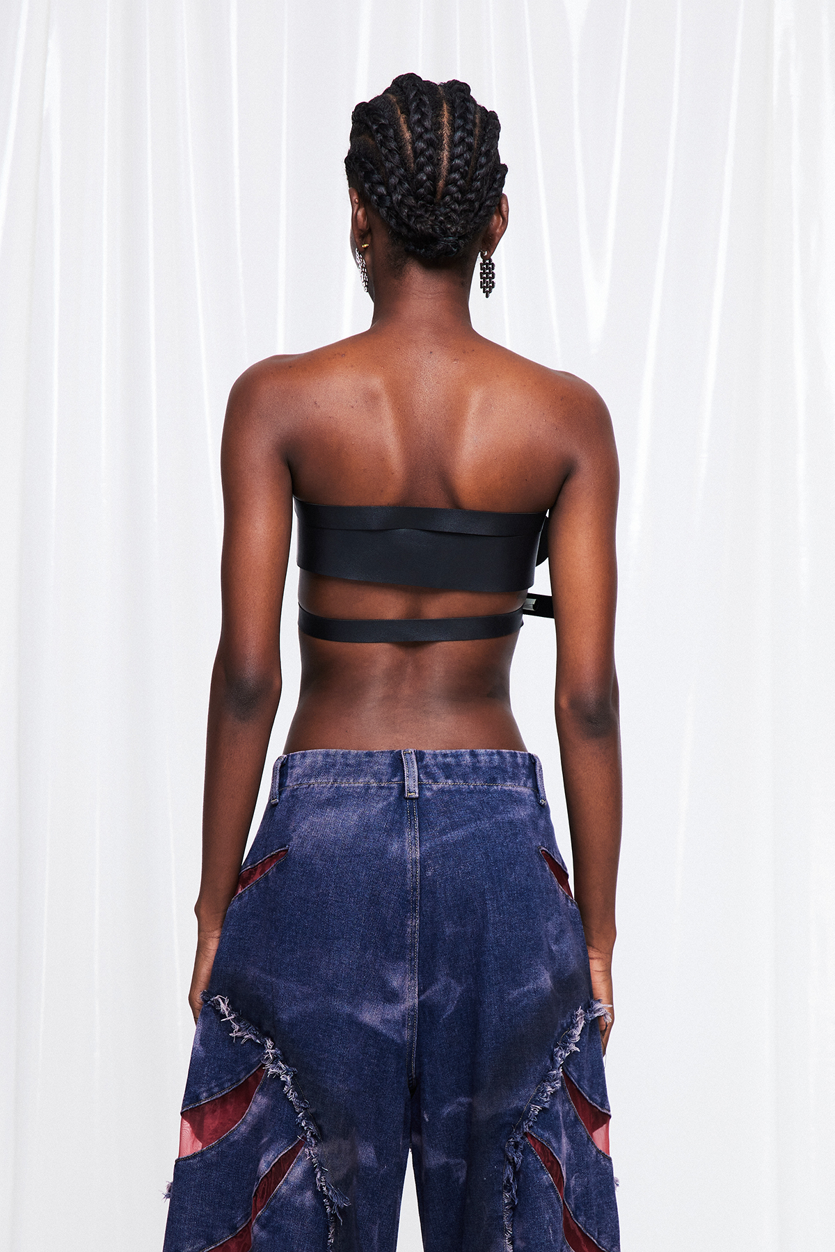 Fumi Buckle Leather Top