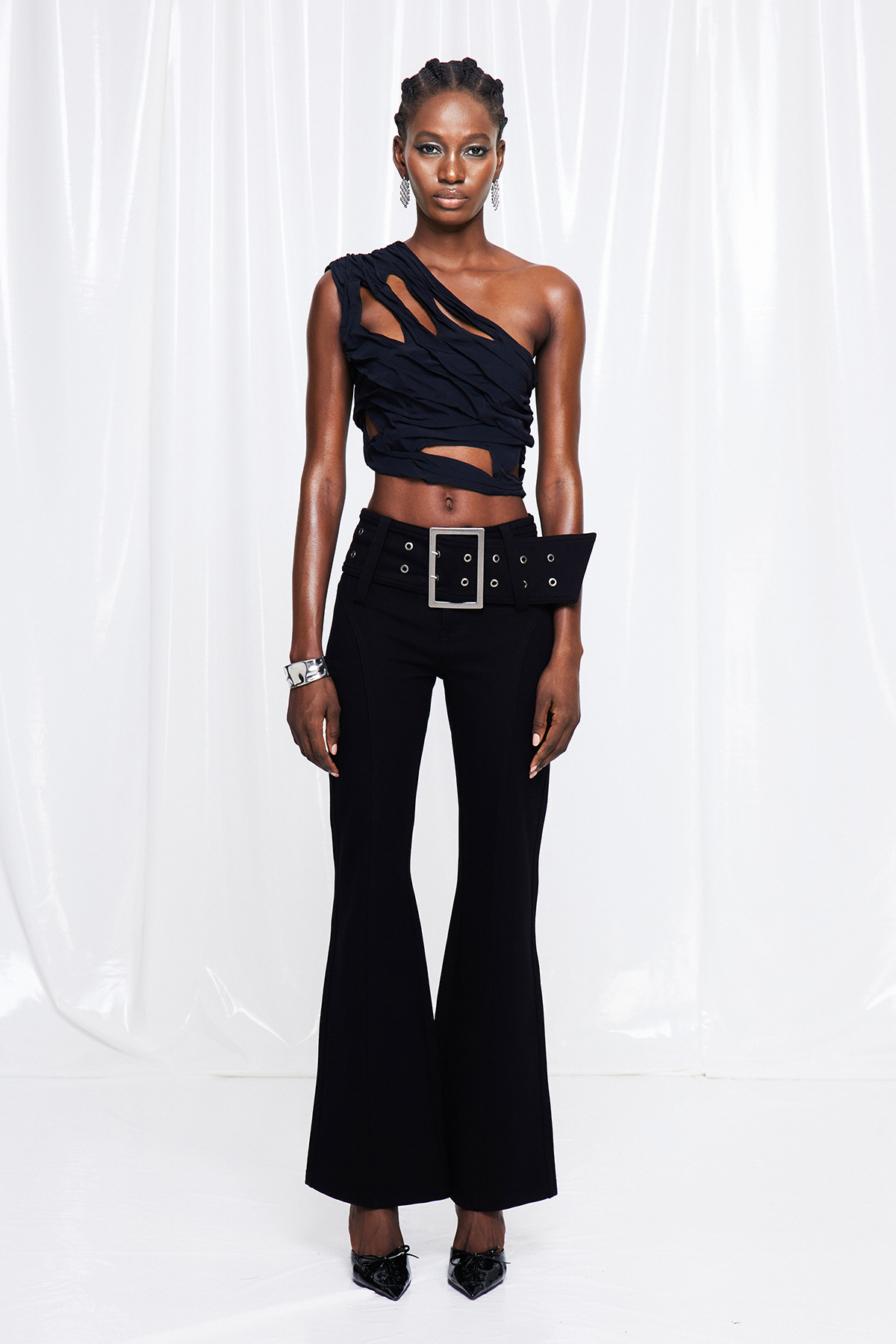 Fumihito Belt Bootcut Pants