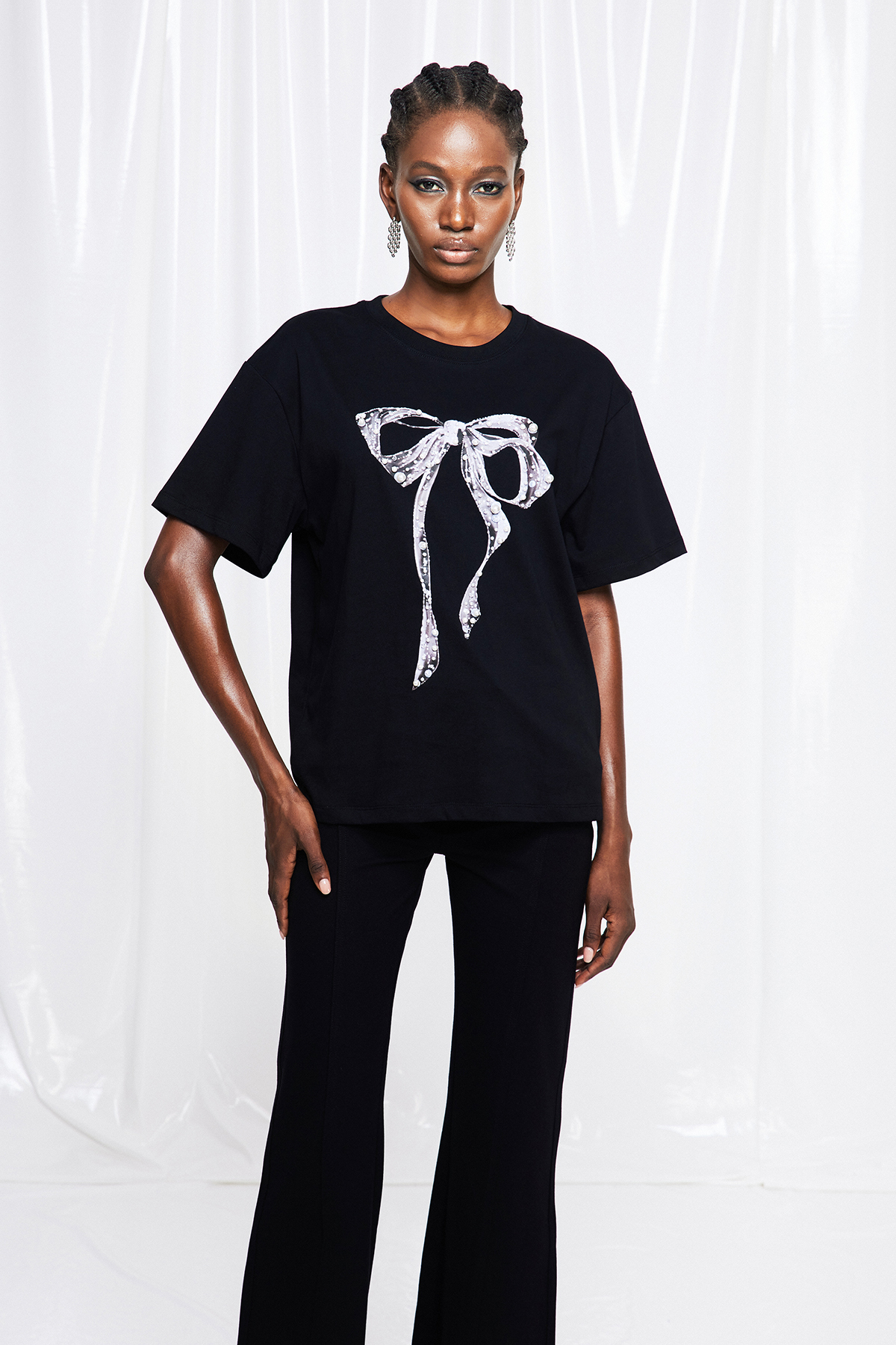 Fumiko Pearl Bow Top