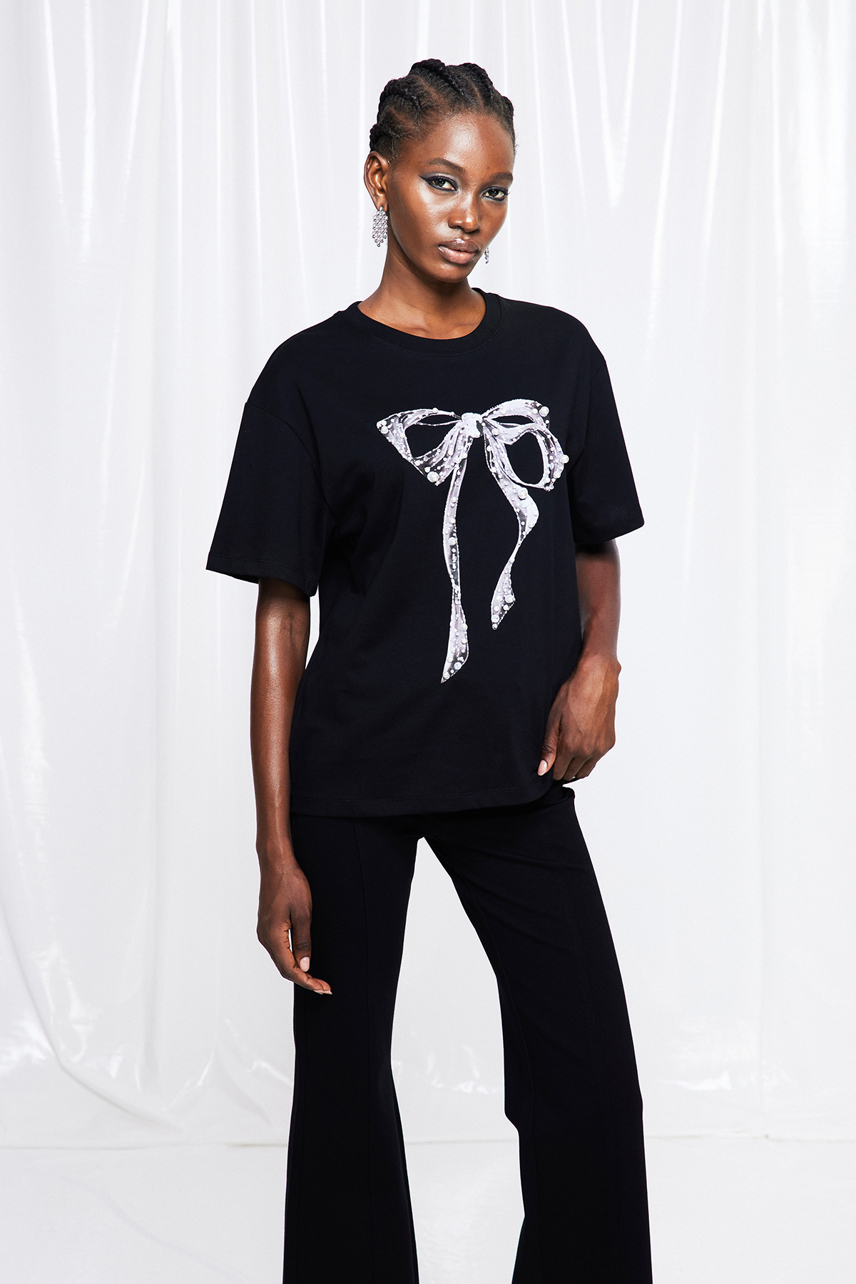 Fumiko Pearl Bow Top