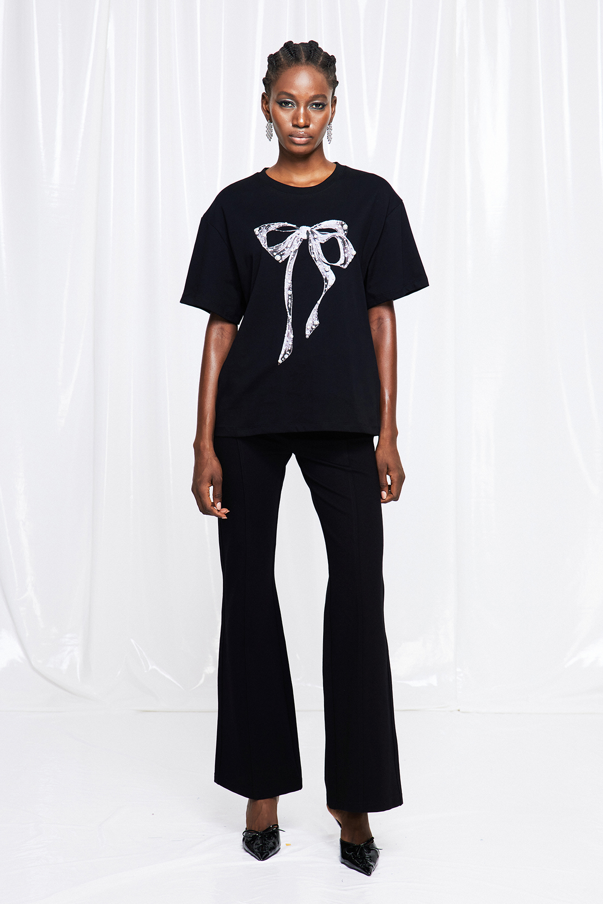 Fumiko Pearl Bow Top