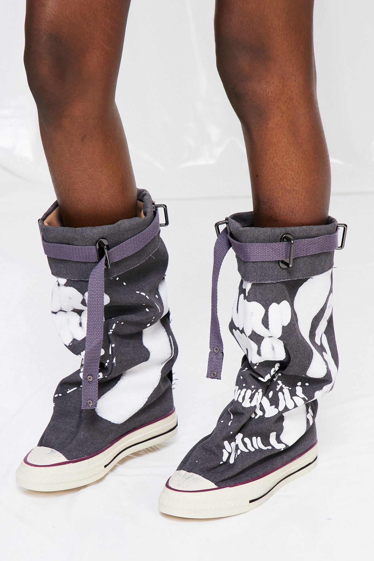 Furaha Buckle Print Shoes
