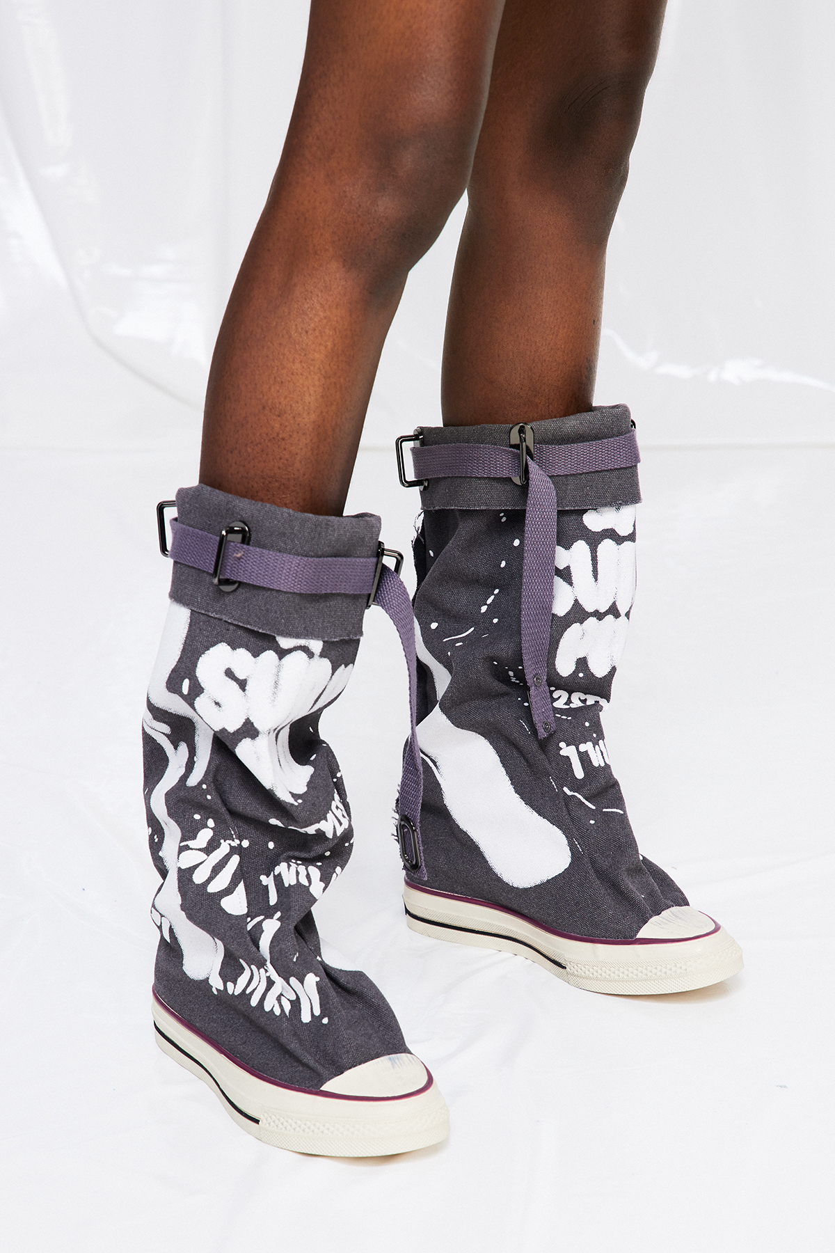 Furaha Buckle Print Shoes