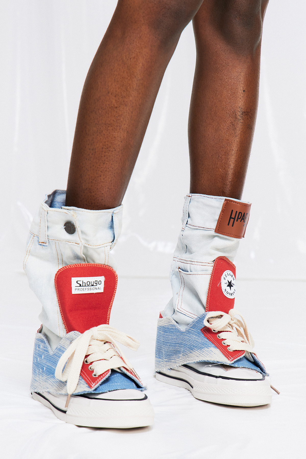 Furiosa Lace Up Denim Shoes