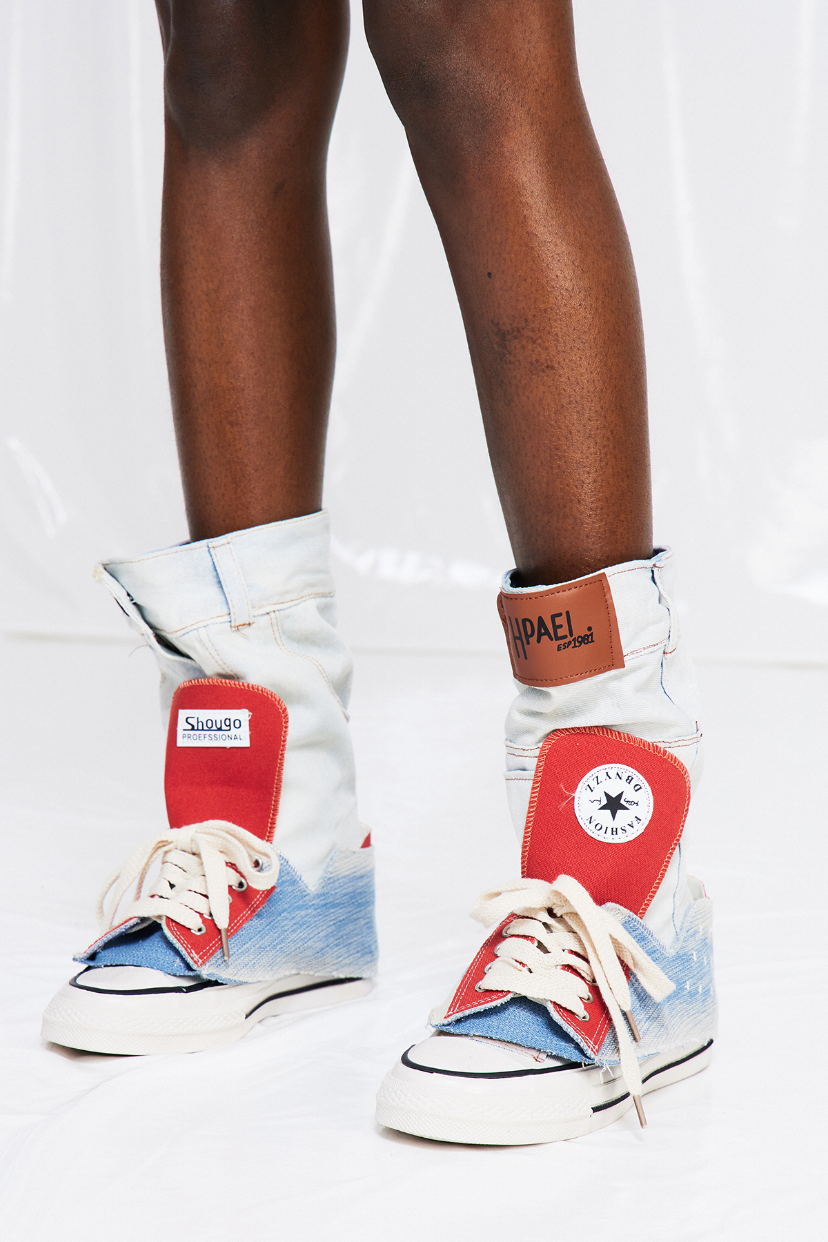 Furiosa Lace Up Denim Shoes