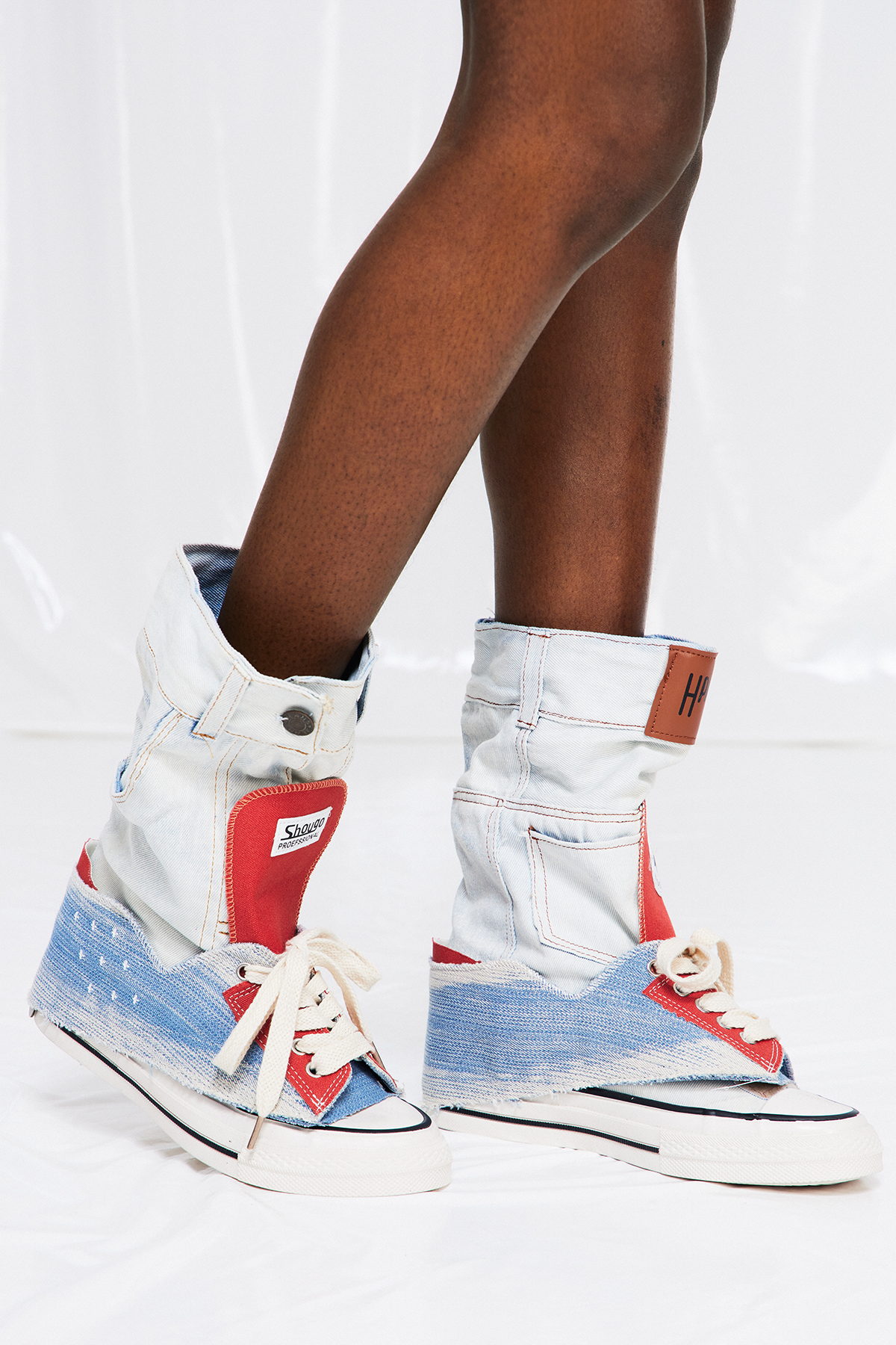 Furiosa Lace Up Denim Shoes