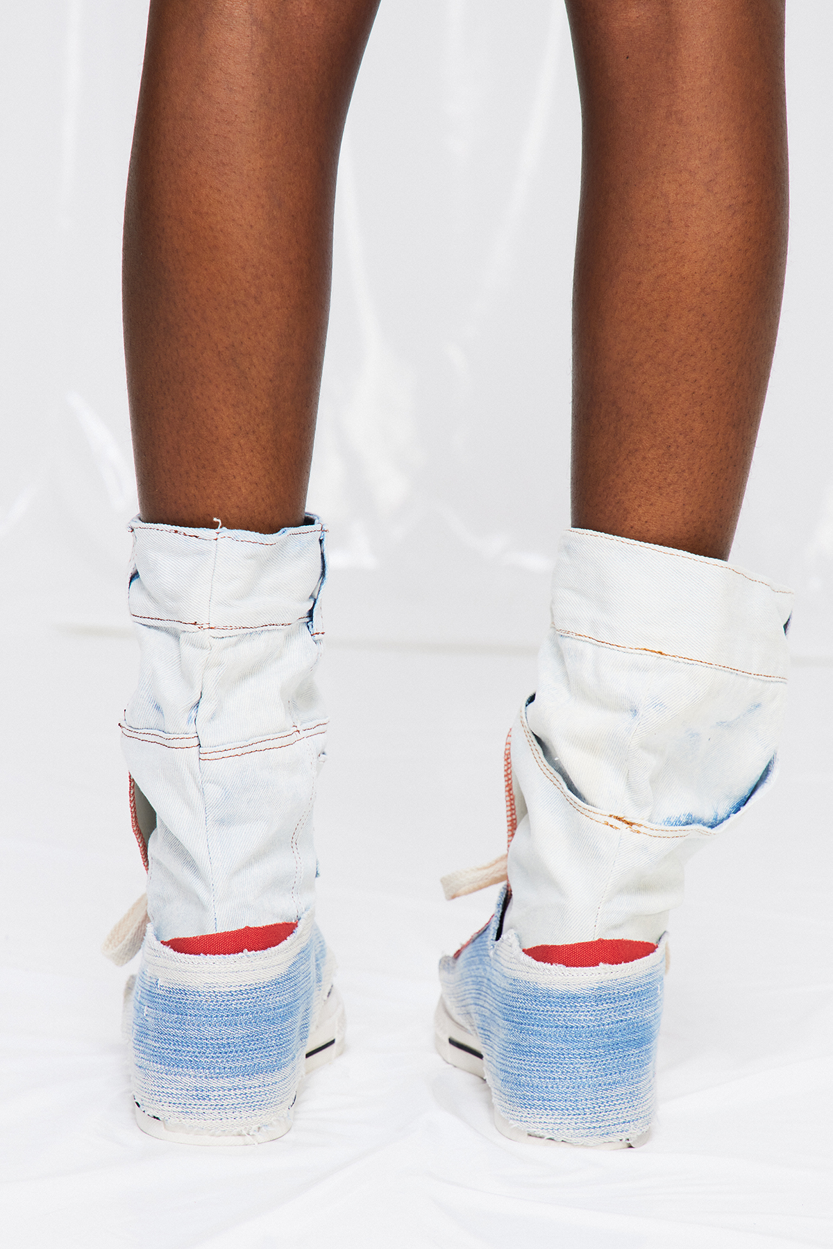 Furiosa Lace Up Denim Shoes