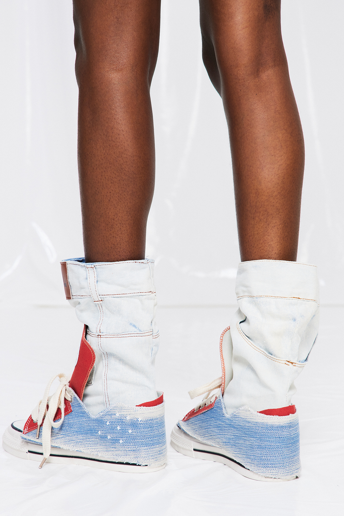 Furiosa Lace Up Denim Shoes