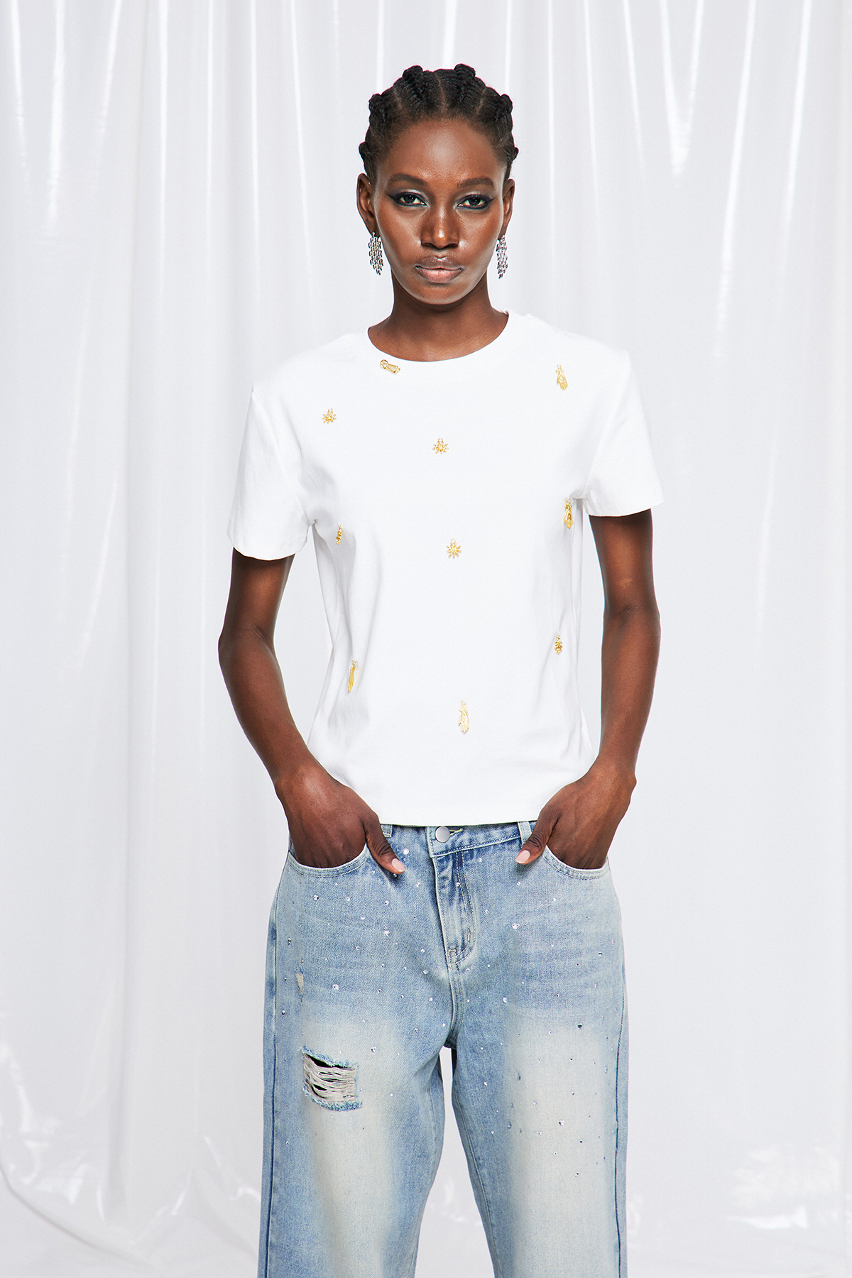 Furkan Embellished Top