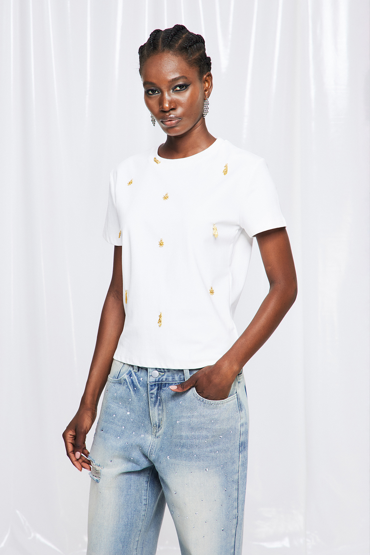 Furkan Embellished Top