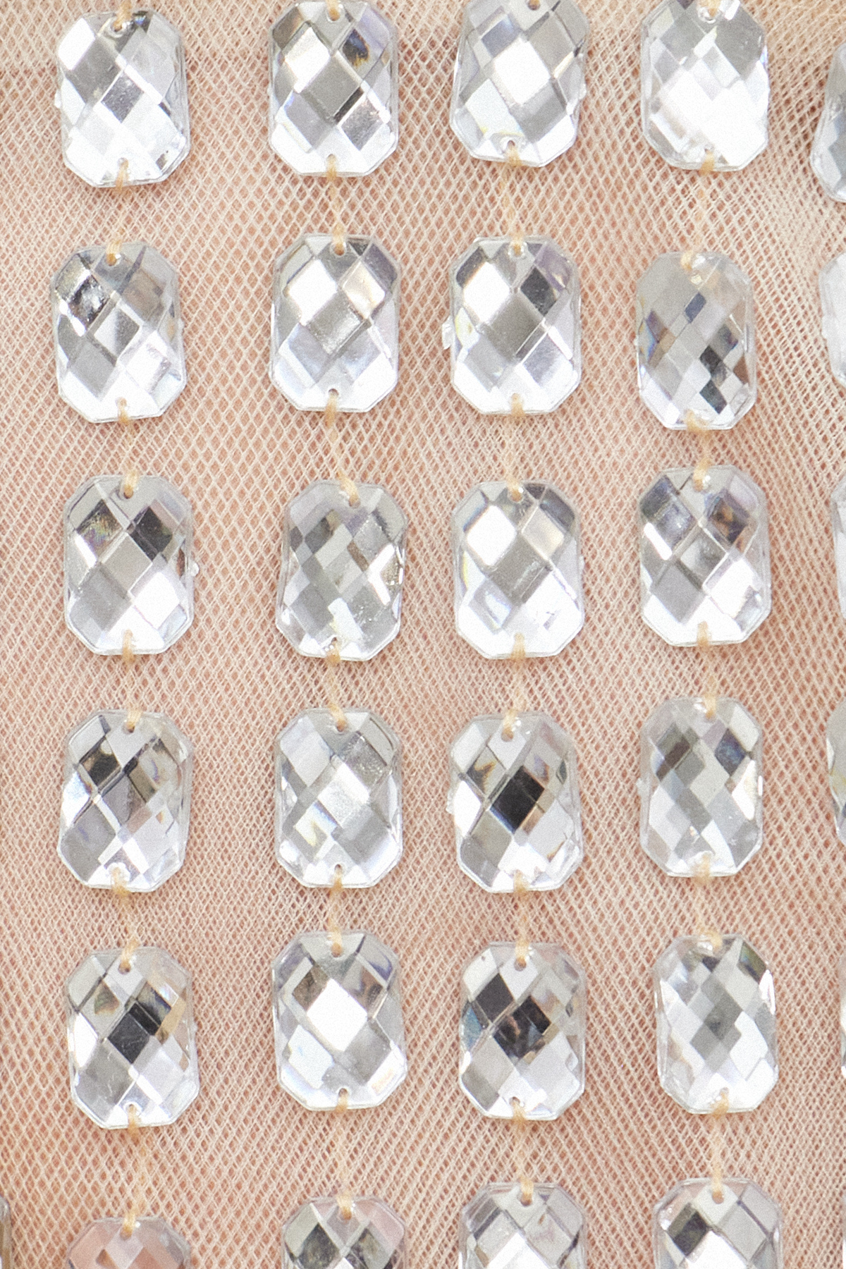 Fuxi Crystal Bubble Mini Dress