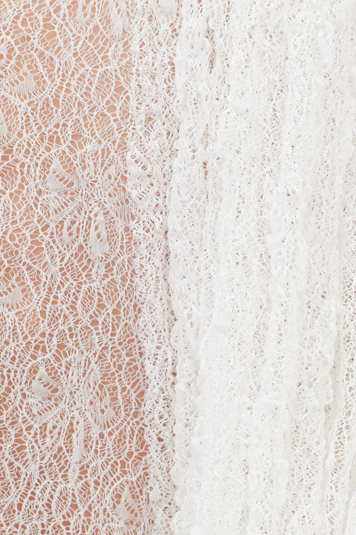 Fyodor Mesh Draped Ruffle Mini Dress