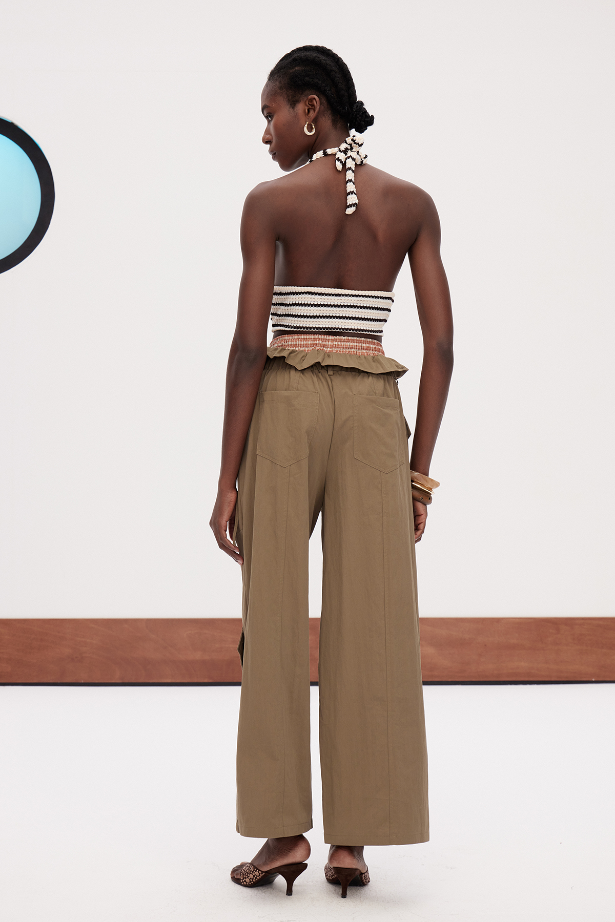 Gabinus Ruffle Cargo Pants