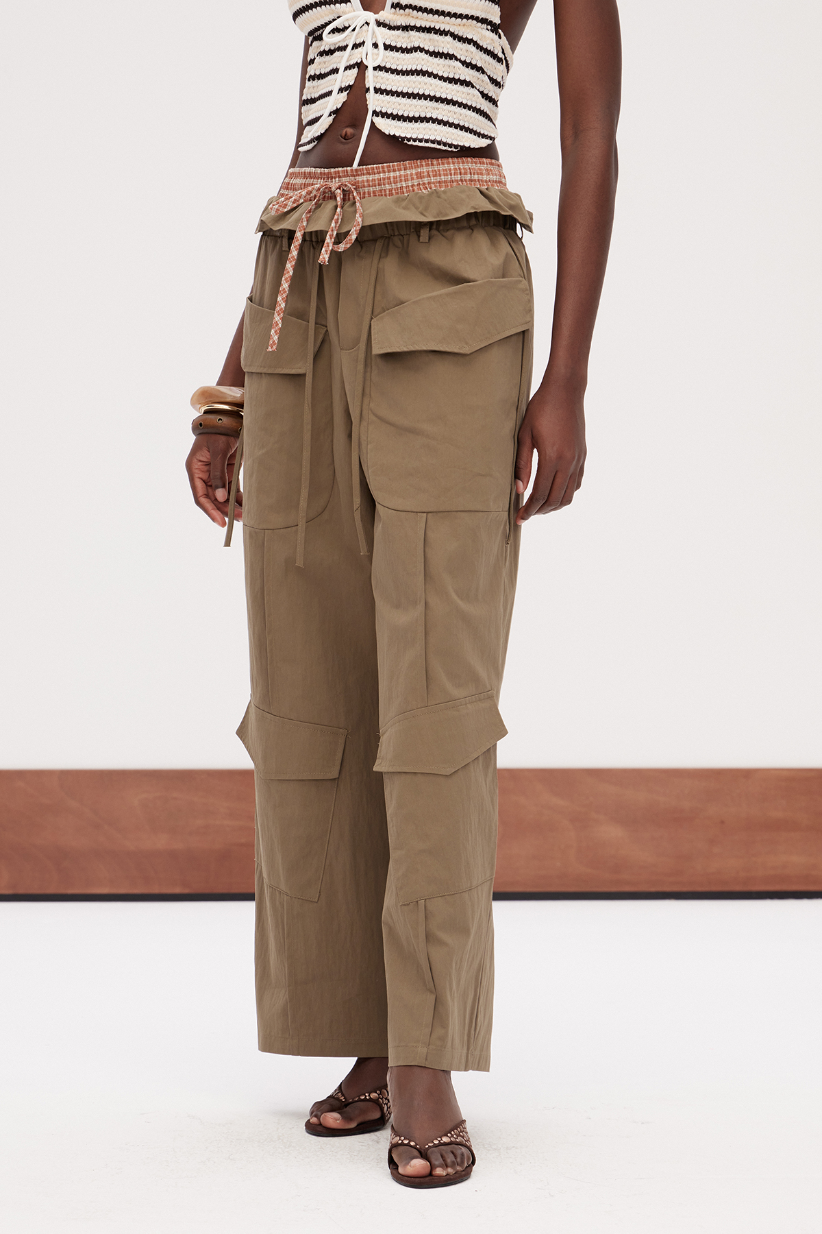 Gabinus Ruffle Cargo Pants