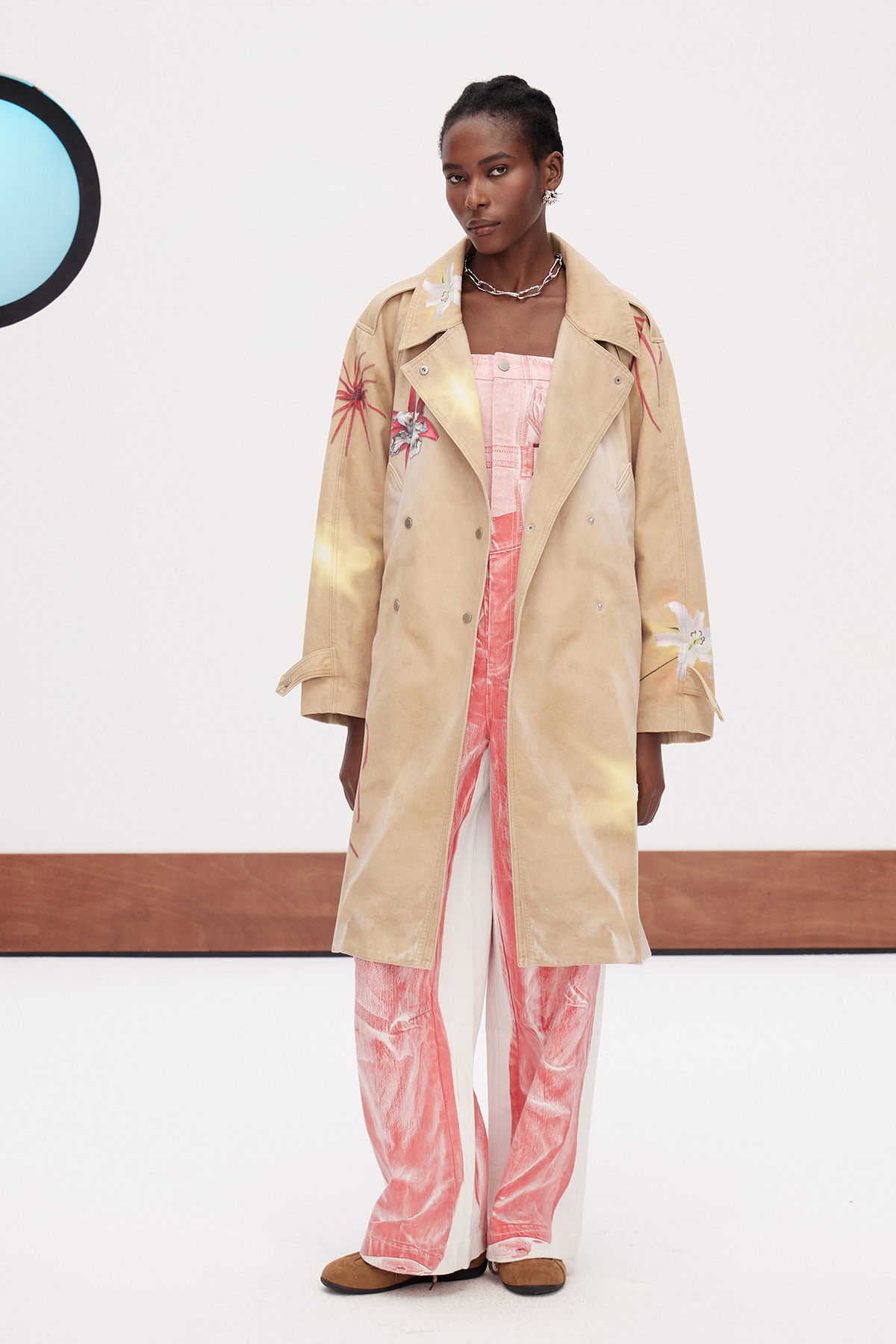 Gabrijel Lapel Print Coat