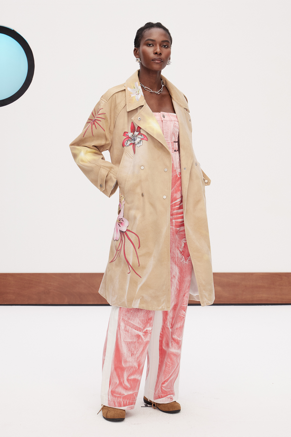 Gabrijel Lapel Print Coat