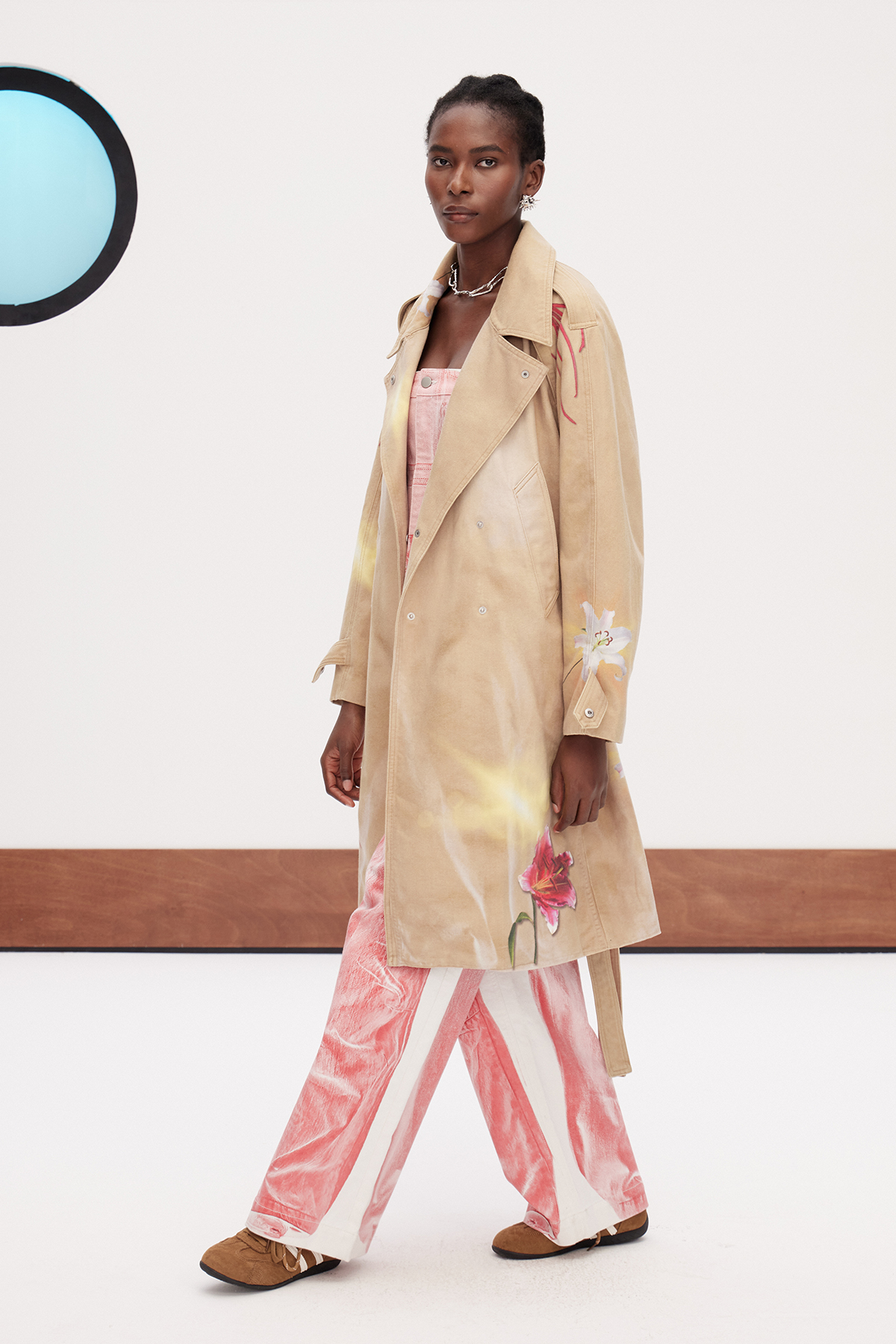 Gabrijel Lapel Print Coat