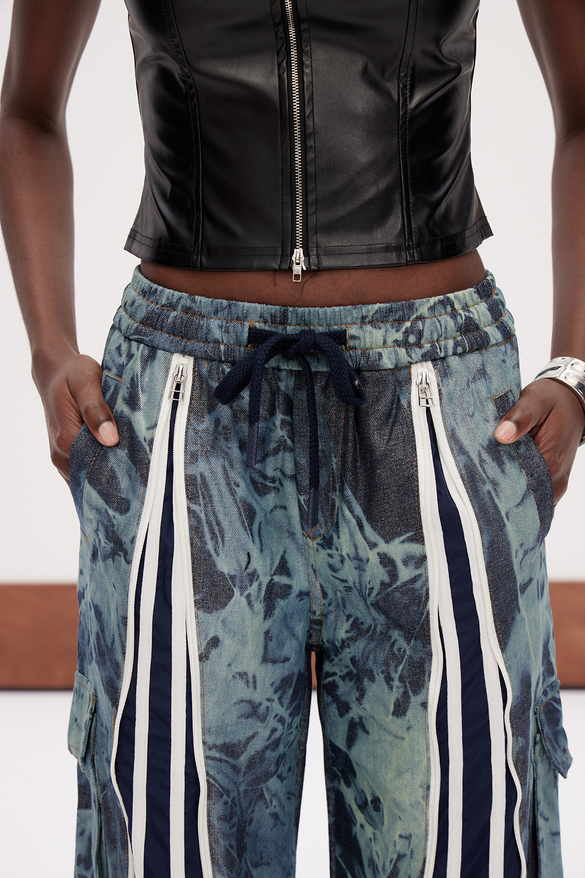 Gaea Stripe Print Pants