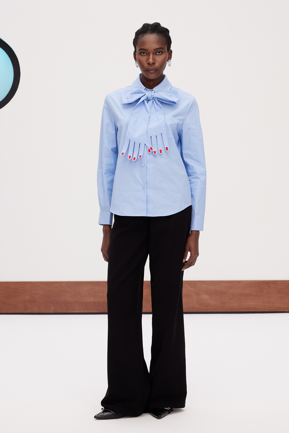 Gaiane Tie Up Deconstruct Shirt