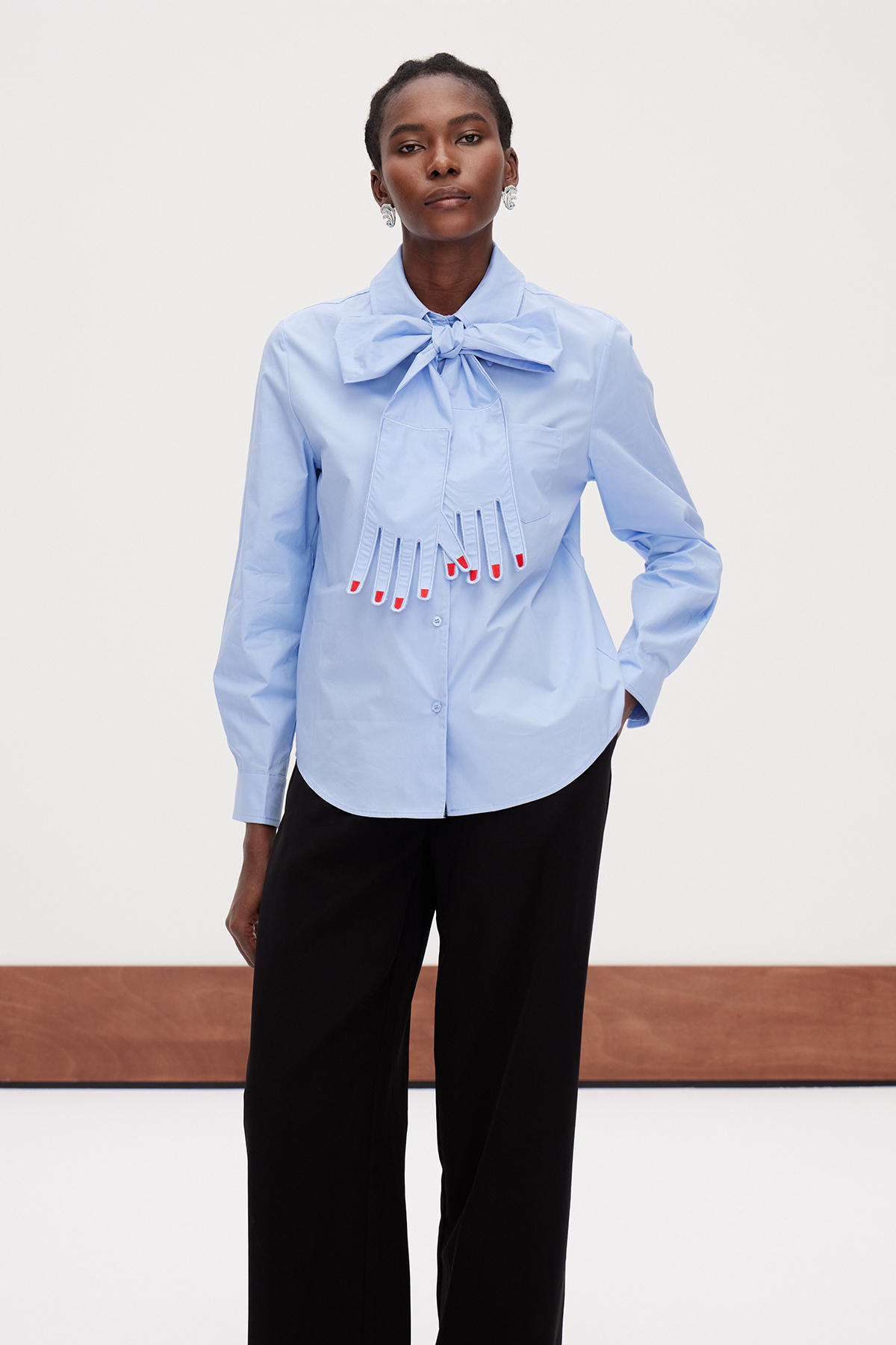 Gaiane Tie Up Deconstruct Shirt