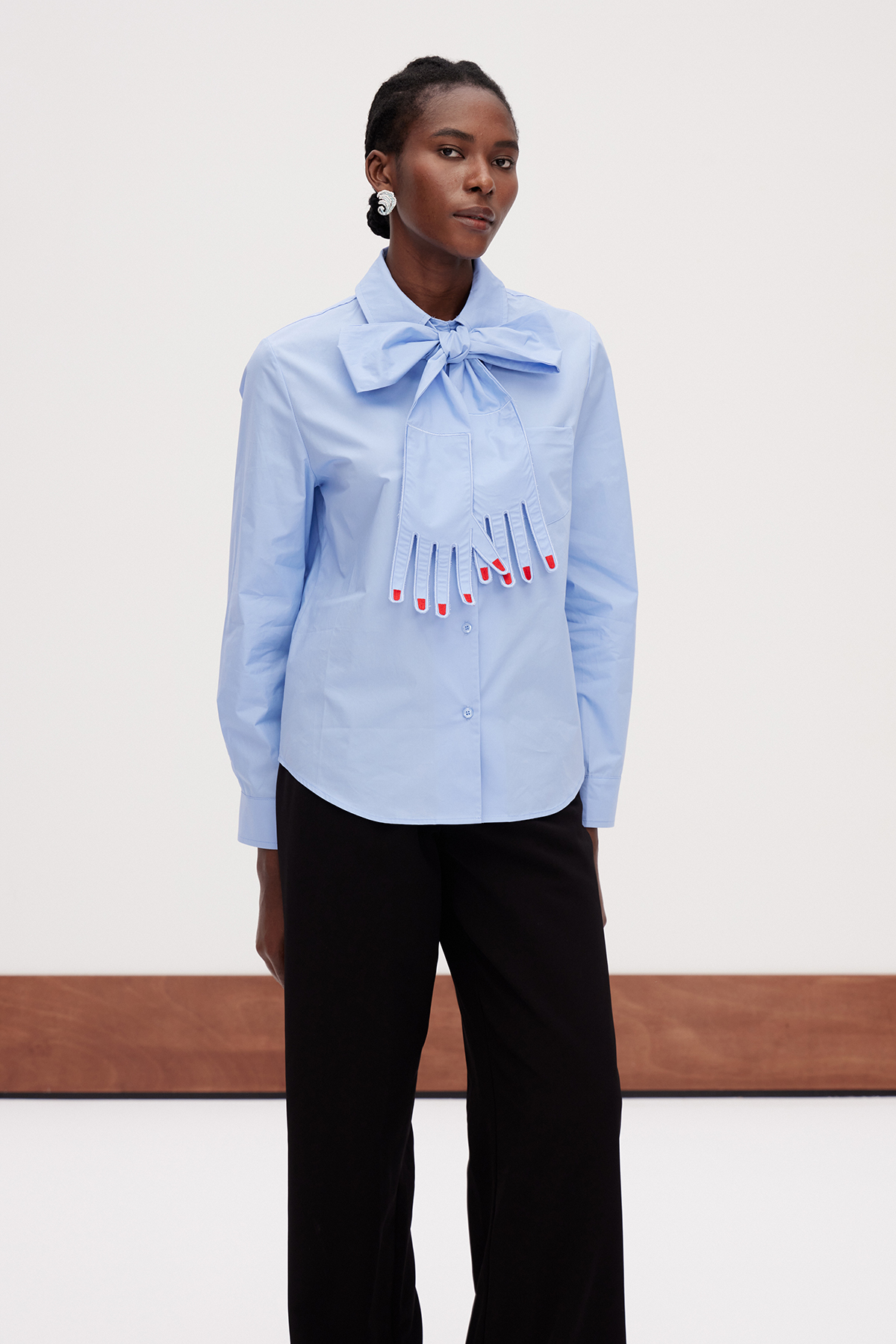 Gaiane Tie Up Deconstruct Shirt